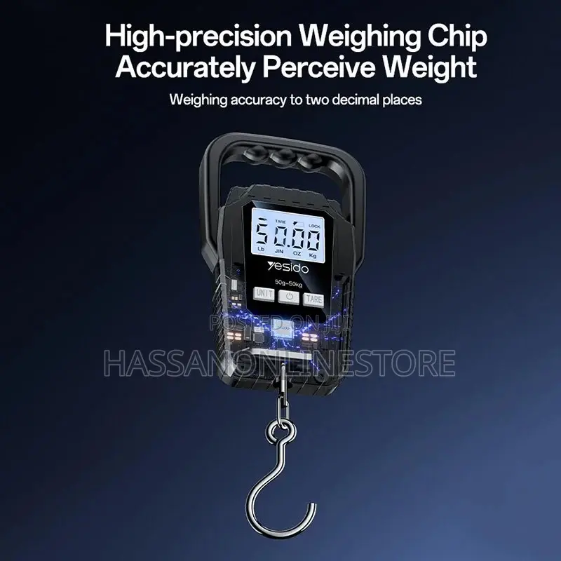 Yesido Mg44 Portable Digital Luggage Scale With Led Display and 50kg