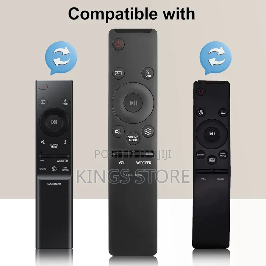 Samsung Sound Bar Audio Surround Sound Speaker System Remote