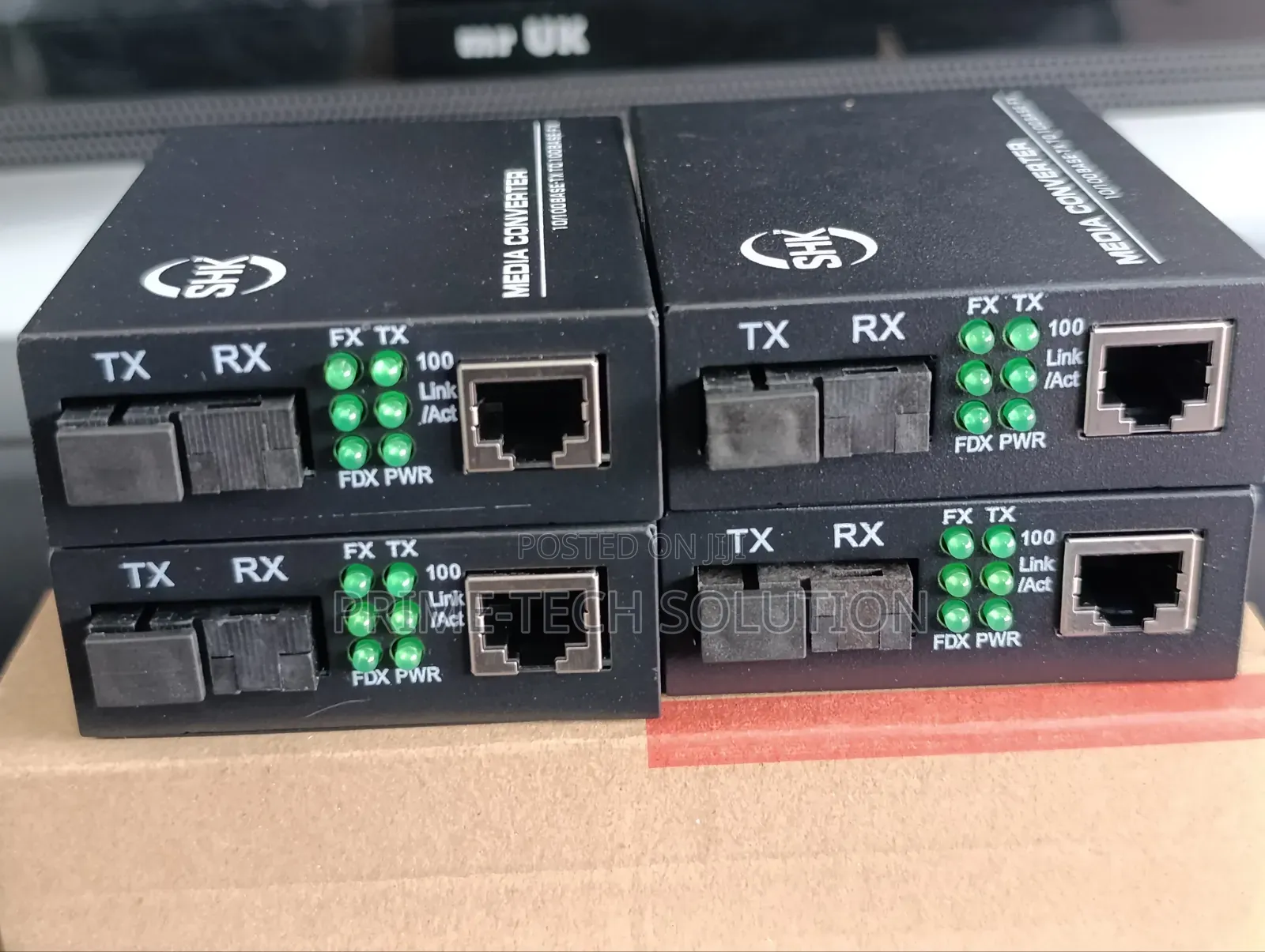 Fiber Media Converter 25km Sc — Pair a/B | Tz