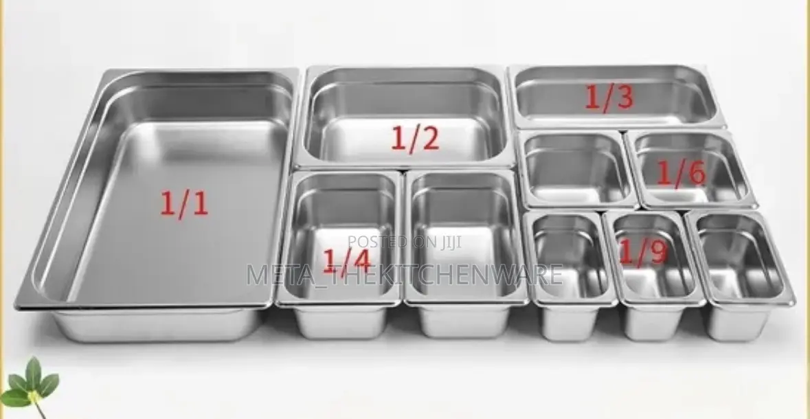 Commercial Stainless Steel Food Gn Pans With Covers / Inset