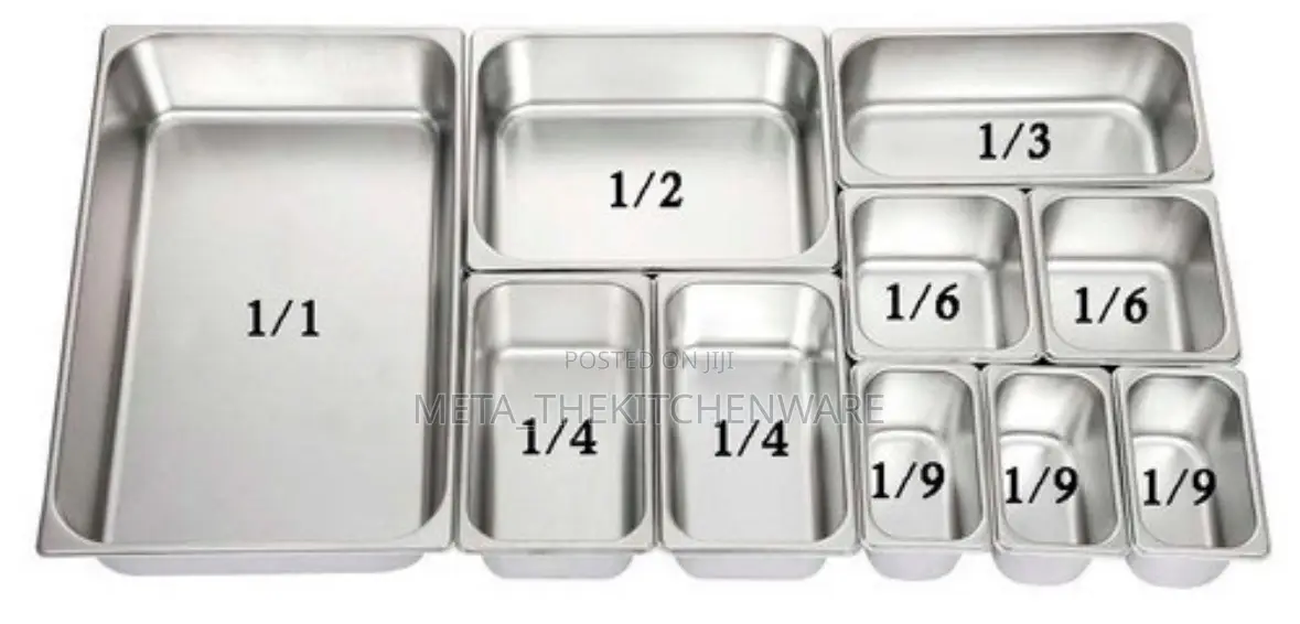 Commercial Stainless Steel Food Gn Pans With Covers / Inset