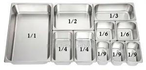 Commercial Stainless Steel Food Gn Pans With Covers / Inset