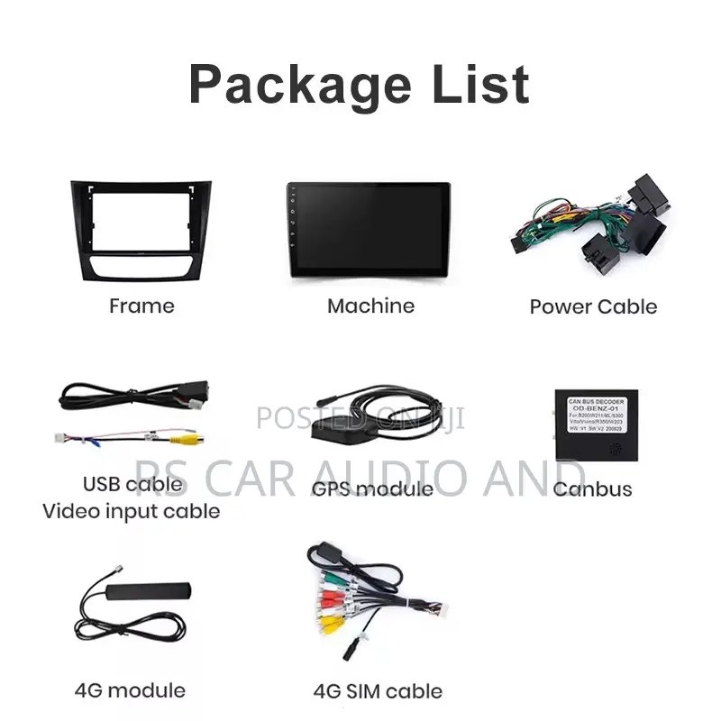 Mercedes Benz CSL Class Android Radio