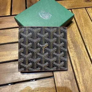 Goyard Wallet /Cardholder Design Luxury Leather Hood Signatures Canvas