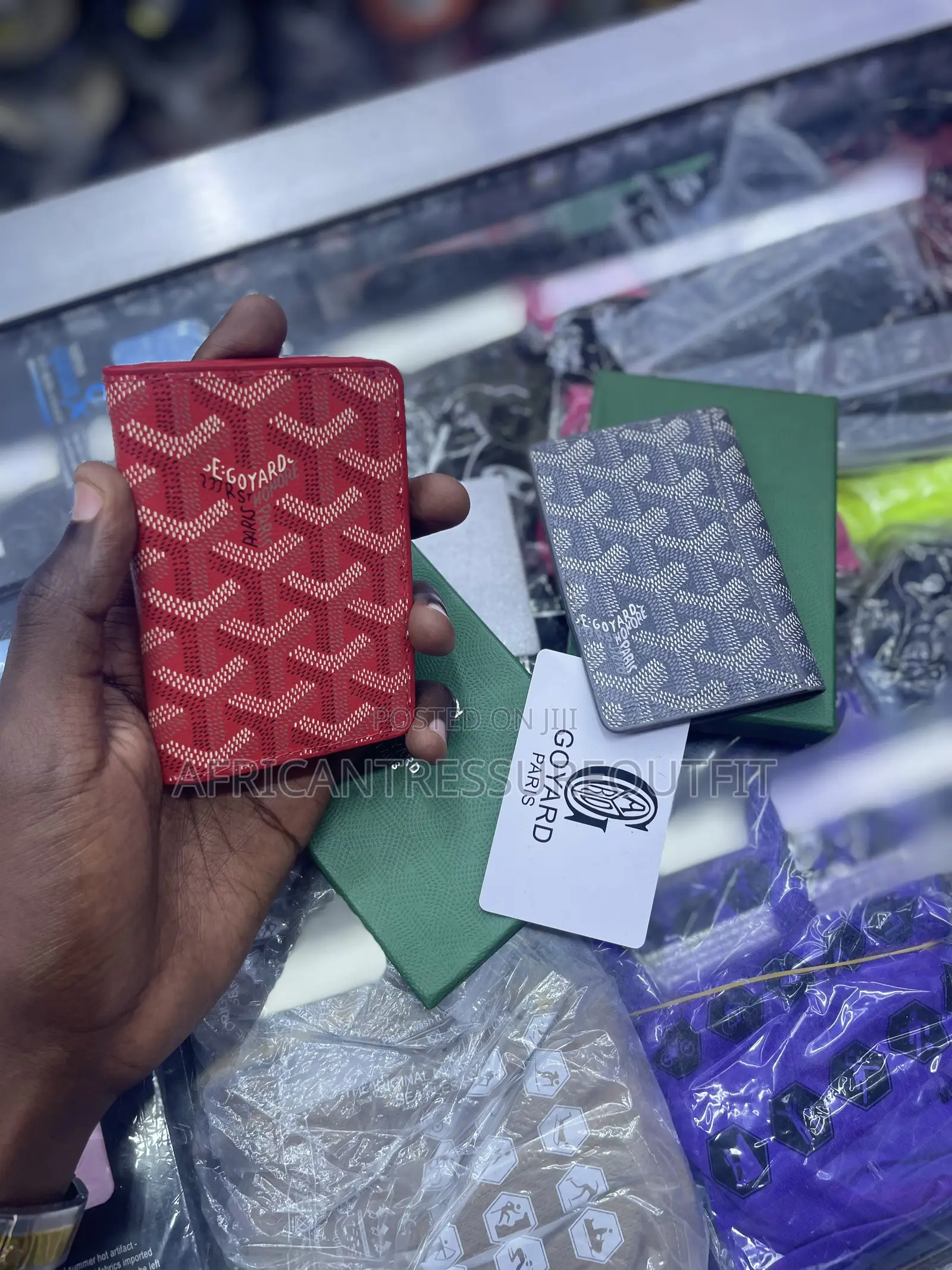 Goyard Wallet /Cardholder Design Luxury Leather Hood Signatures Canvas