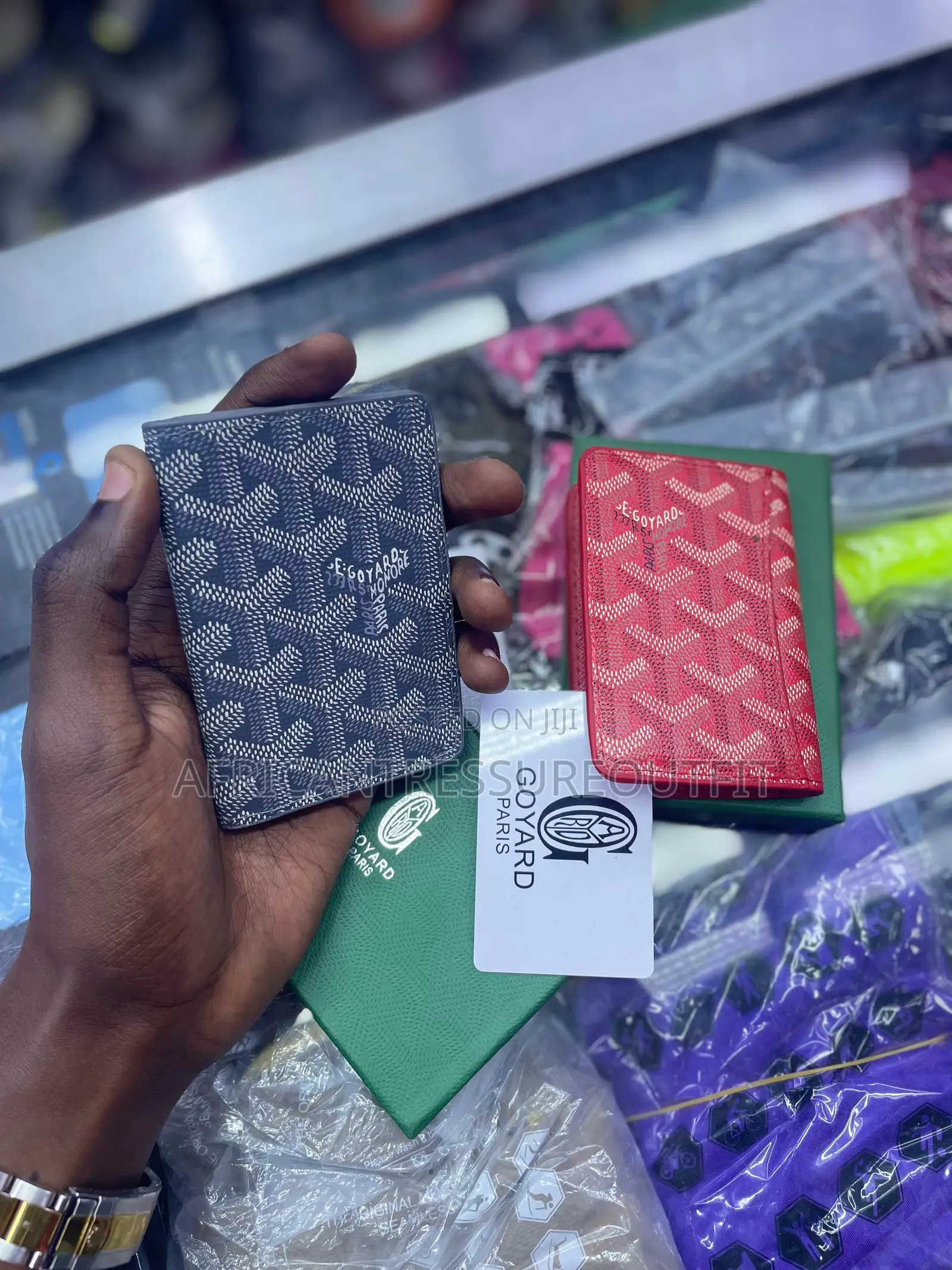 Goyard Wallet /Cardholder Design Luxury Leather Hood Signatures Canvas