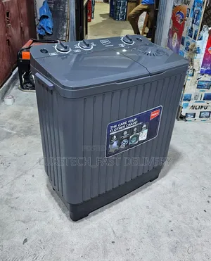 Impex 7kg Twin Tub Semi-Automatic Washing Machine Dark Grey Color