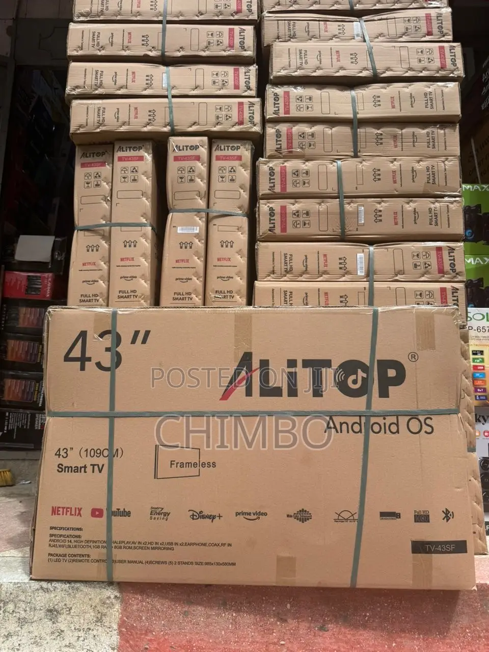 Alitop 43” Smart Tv