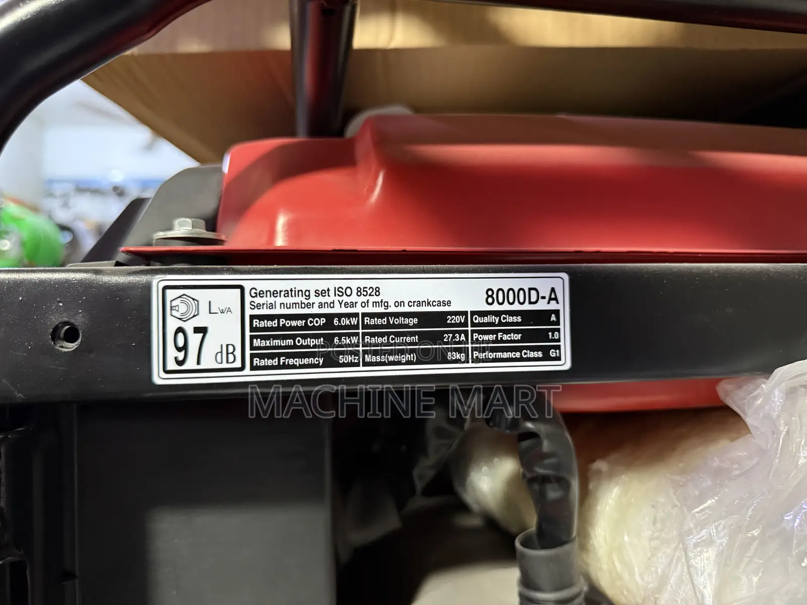 Portable Generator 6.5kw Loncin