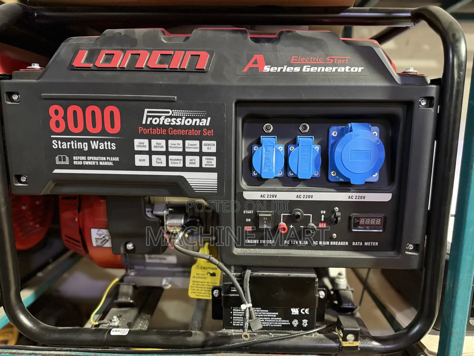 Portable Generator 6.5kw Loncin