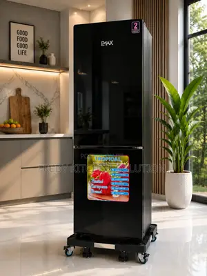 Pmax Refrigerator - 190 Combi Black Capacity