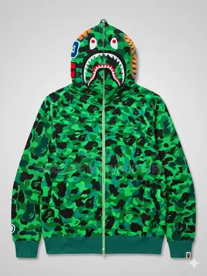 Bape Camo Shark Full Zip Hoodie Collection