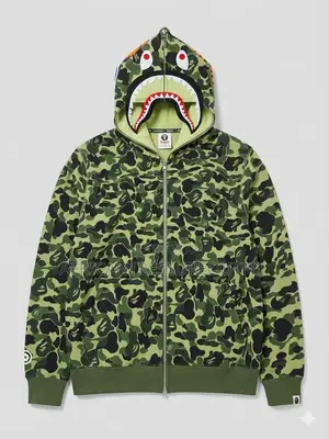 Bape Camo Shark Full Zip Hoodie Collection