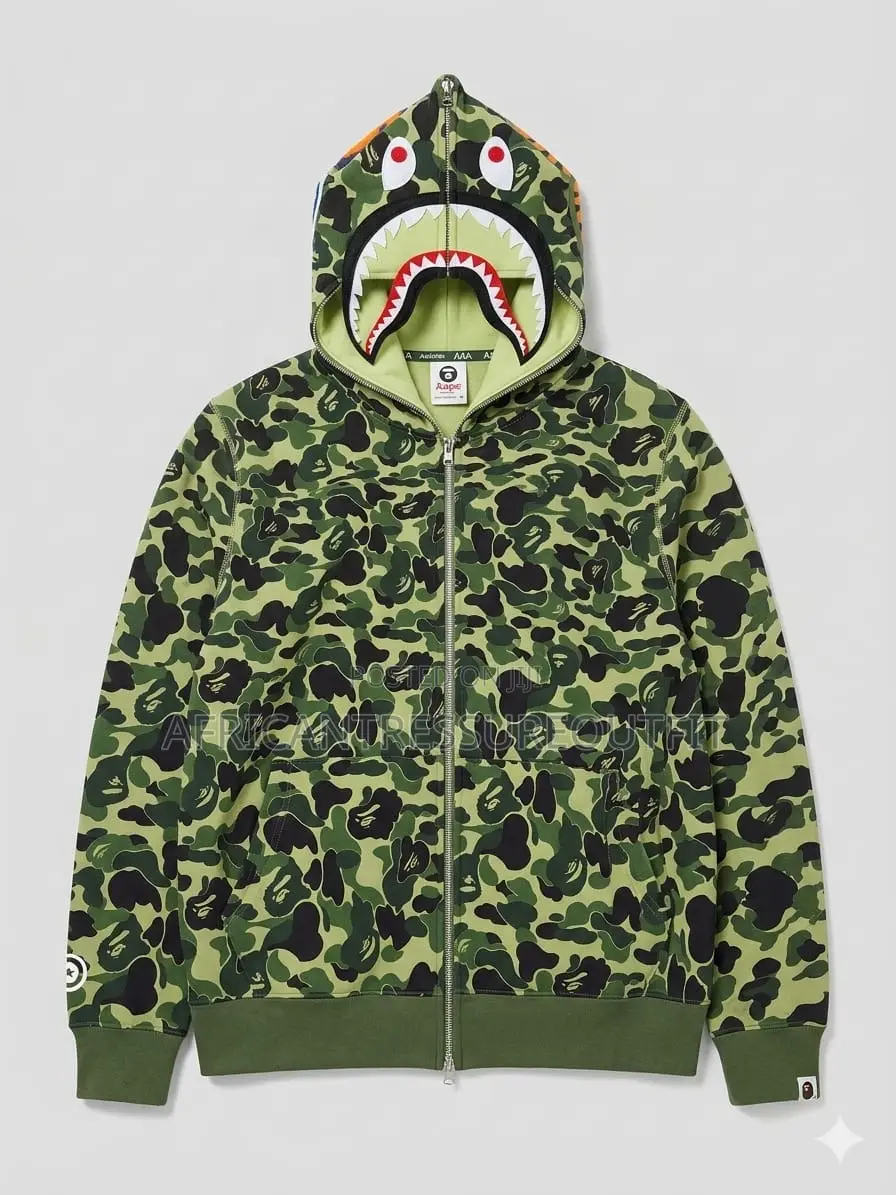 Bape Camo Shark Full Zip Hoodie Collection