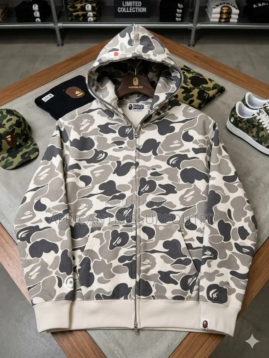 Bape Camo Shark Full Zip Hoodie Collection