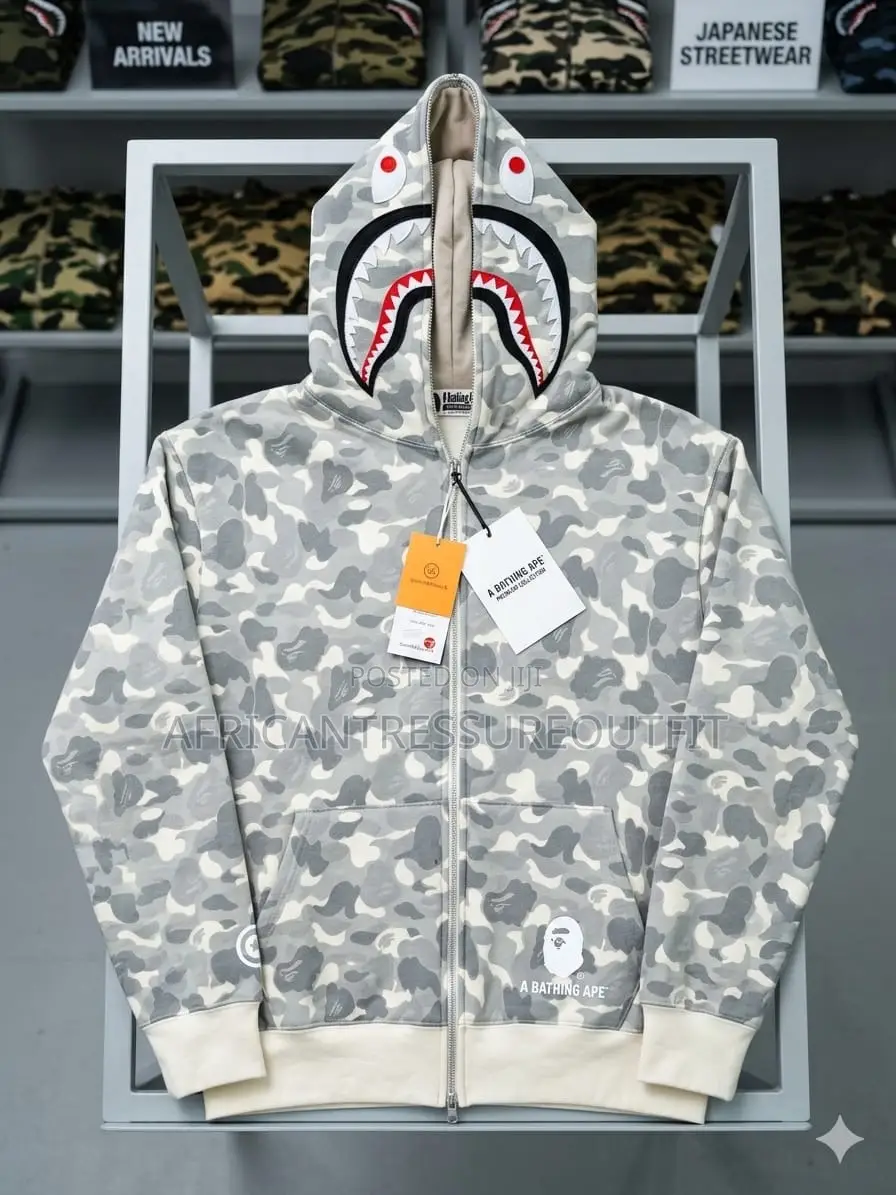 Bape Camo Shark Full Zip Hoodie Collection