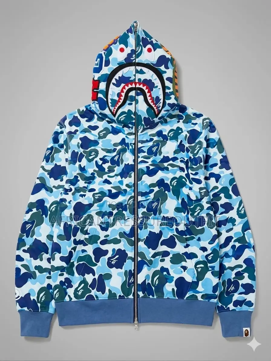 Bape Camo Shark Full Zip Hoodie Collection