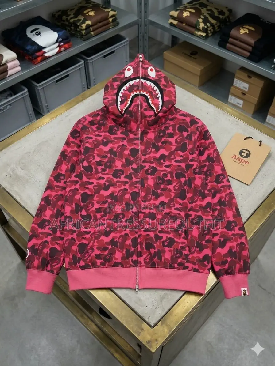 Bape Camo Shark Full Zip Hoodie Collection