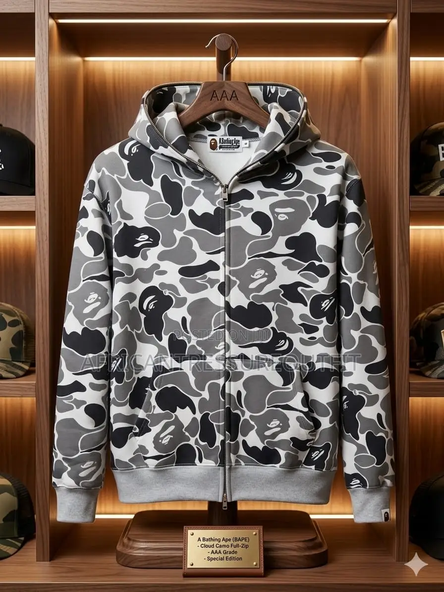 Bape Camo Shark Full Zip Hoodie Collection