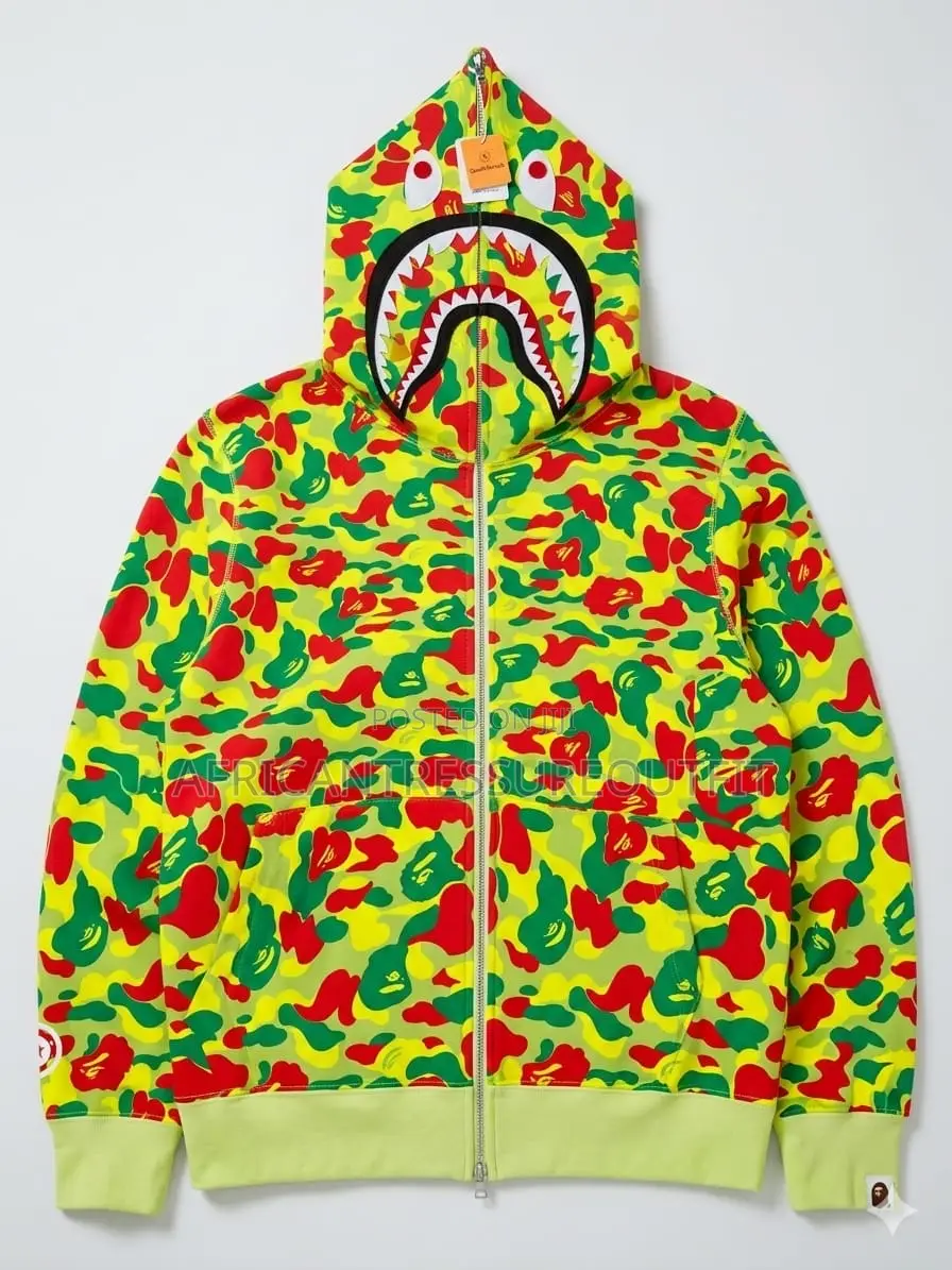 Bape Camo Shark Full Zip Hoodie Collection
