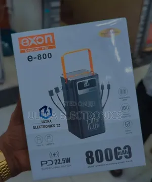 Exon E800 Powerful Power Bank Fast Charging 80000 Mah