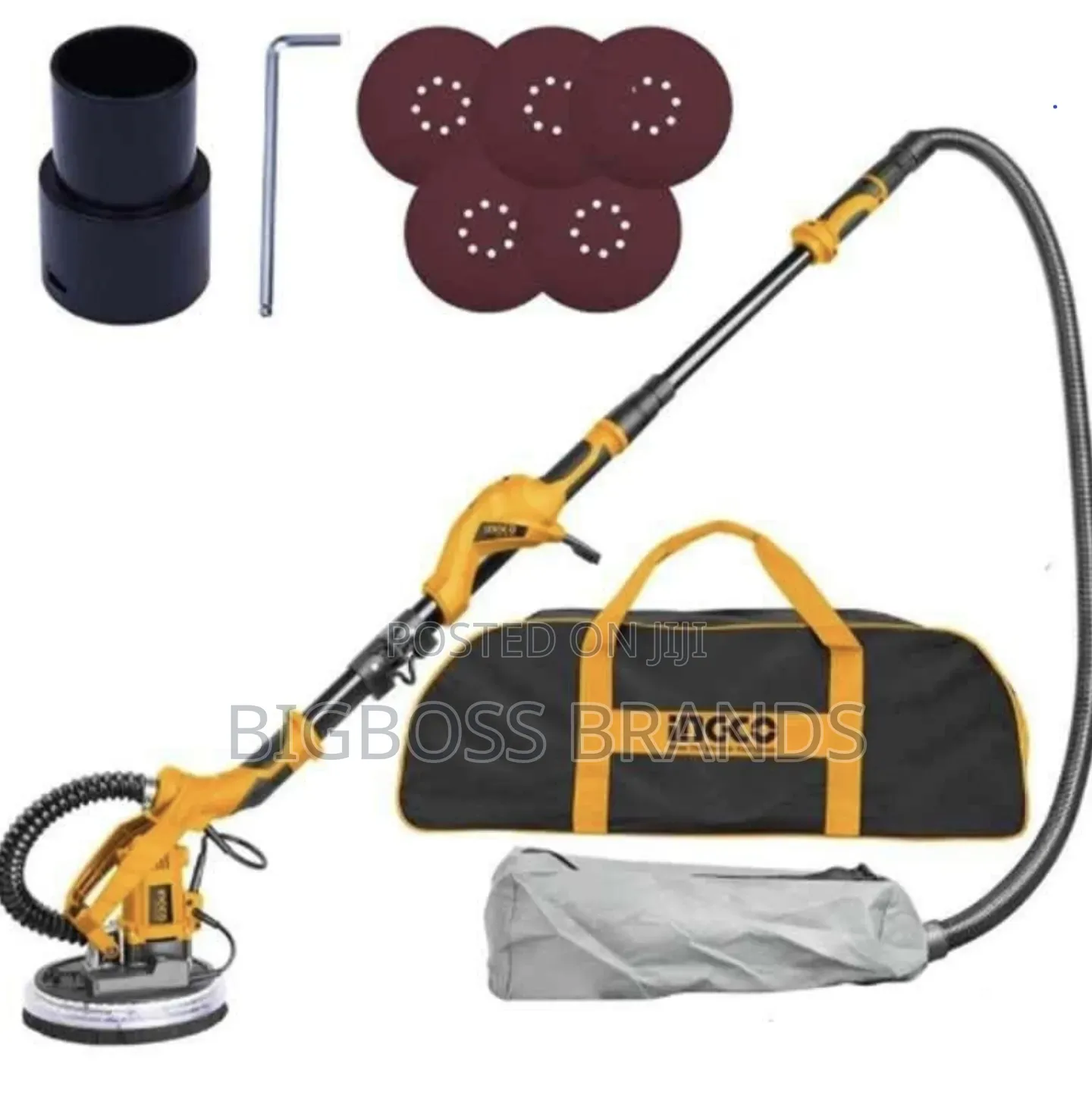 Ingco Dws10501 Drywall Sander 1050w for Polishing Walls and Ceilings