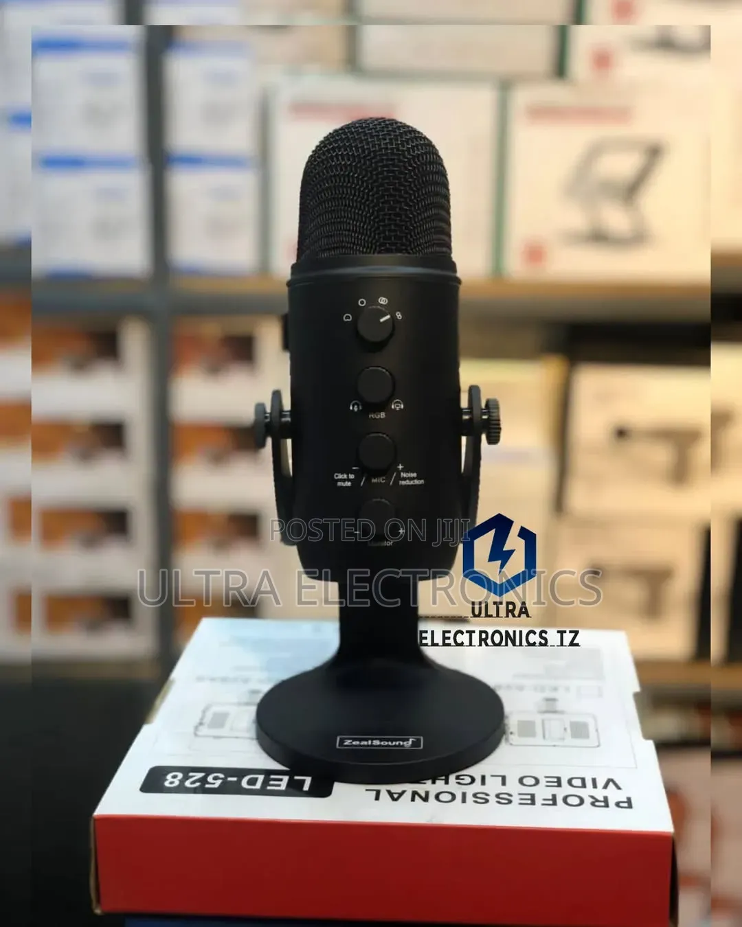 Quality Podcast Wireless Microphone RGB Noise Reduction