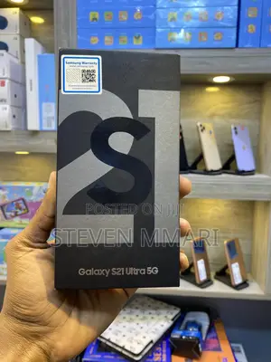 New Samsung Galaxy S21 Ultra 5G 128 GB Black