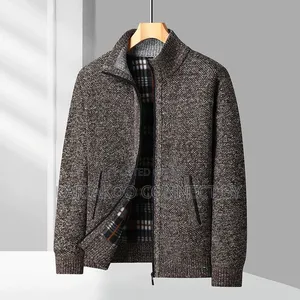 Premium Men’S Fleece-lined Zipper Cardigan Jackets.