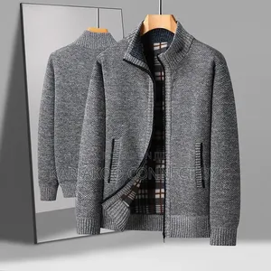 Premium Men’S Fleece-lined Zipper Cardigan Jackets.