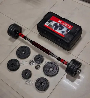 30kg Chrome Dumbells Set With Connector 