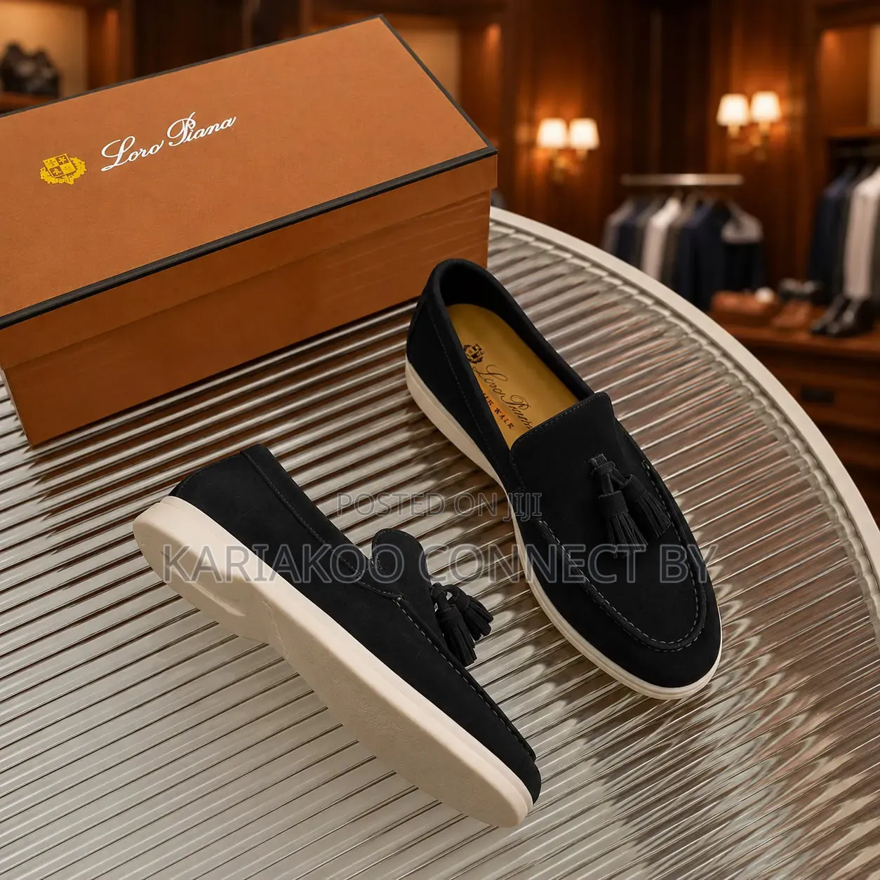Viatu Vya Kifahari Vya Suede Loafers (Tassel Design)