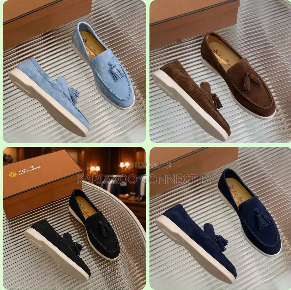 Viatu Vya Kifahari Vya Suede Loafers (Tassel Design)