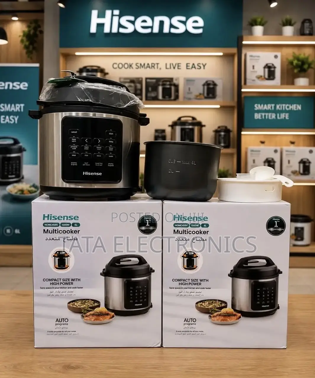 Hisense Automatic Pressure Cooker – 6l