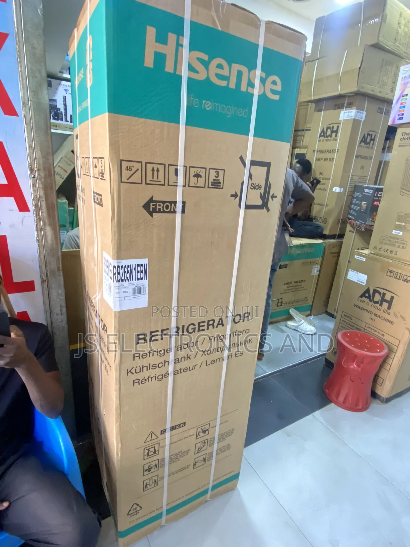 Hisense Fridge Combi 265 Liter Two Door