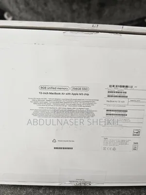 Laptop Apple MacBook Air 2024 M3 8GB Apple M3 SSD 256GB