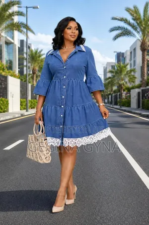 Back in Stock Njoeniii Njoeniiii Denim Dress