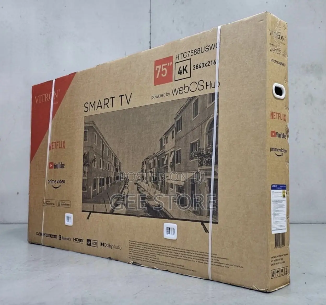 Vitron Smart Tv Frameless 75inches