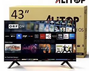 Alitop Tv43 Inches Smart Frameless