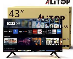 Alitop Tv43 Inches Smart Frameless