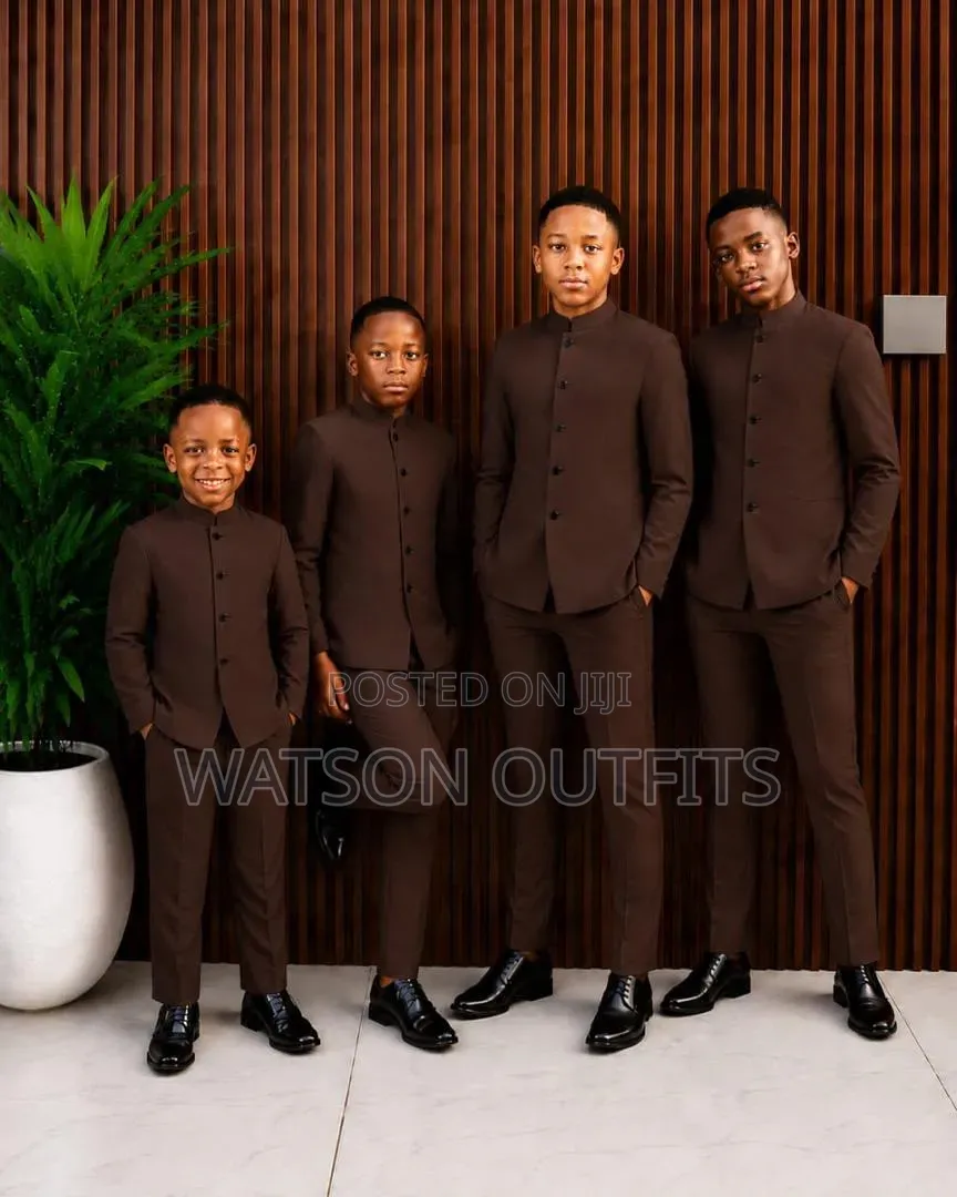 5 Colours Kids Safari Suits or Kaunda Suti or Suti Za Watoto