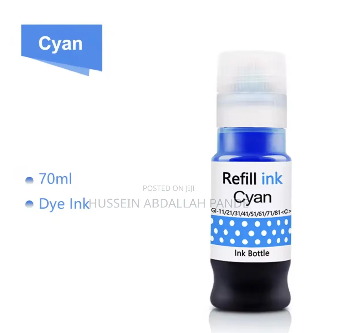 Refill Ink Kit for Canon Gi-11 21 41 Pixma