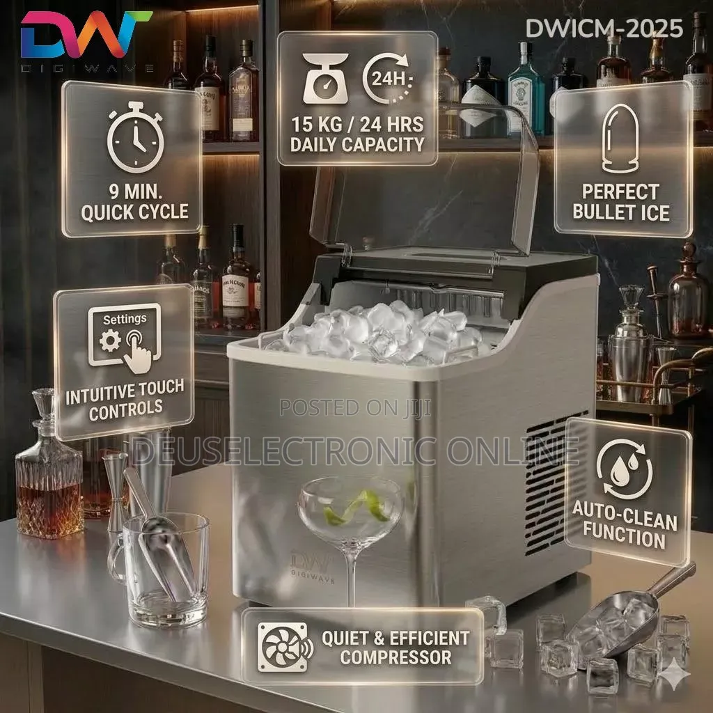 *Digiwave Ice Maker -15kg at 360,000*
Dm for Big Quantity