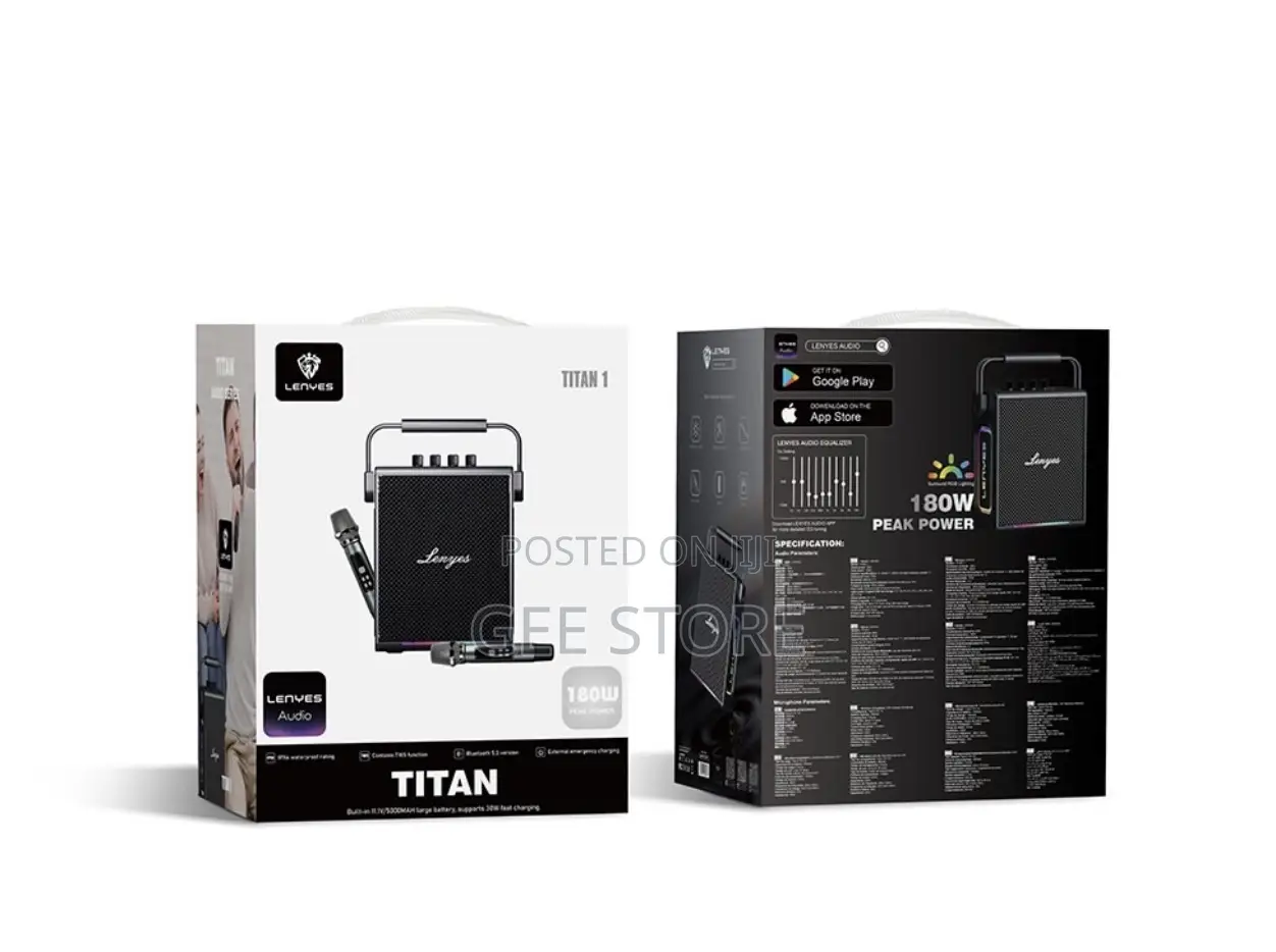 Lenyes Titan 1 180watts Karaoke Outdoor Speaker