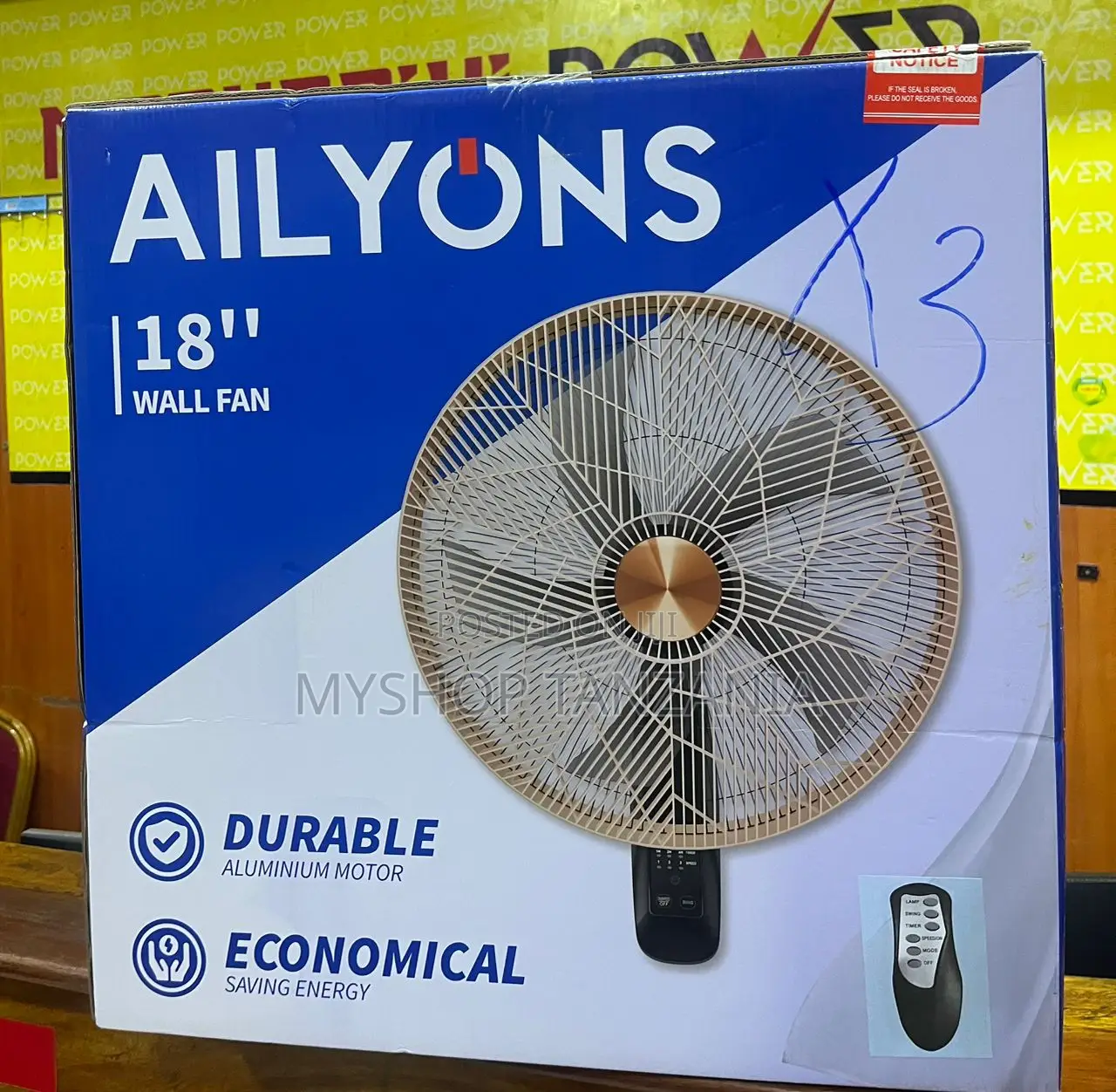 Ailyons Wall Fan Size 18