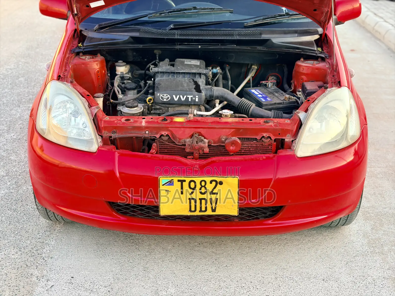 Toyota Vitz 1.0 FWD 5dr 2002 Red