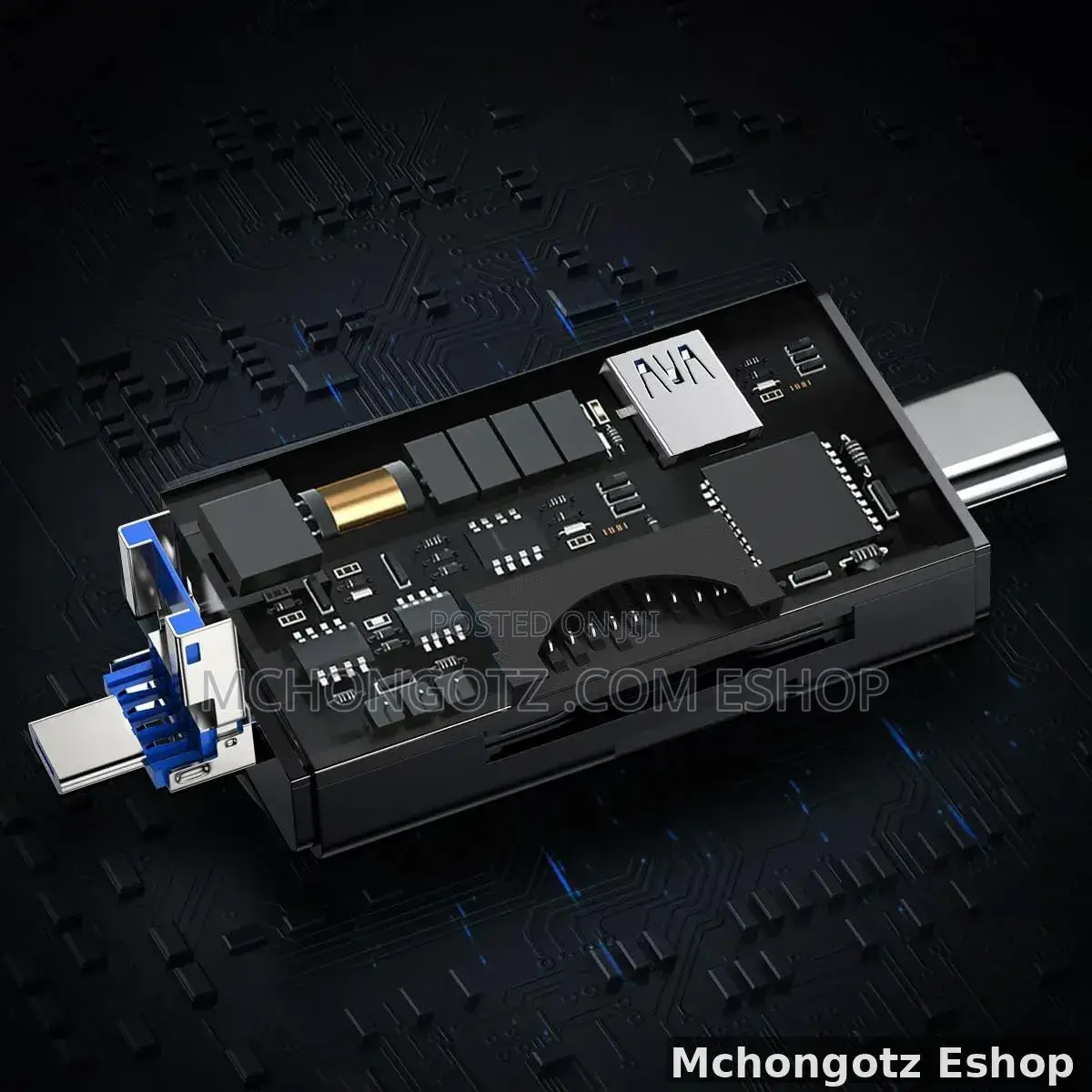 6 in 1 Otg Card Reader Usb C | Type C Usb 3.0 Micro