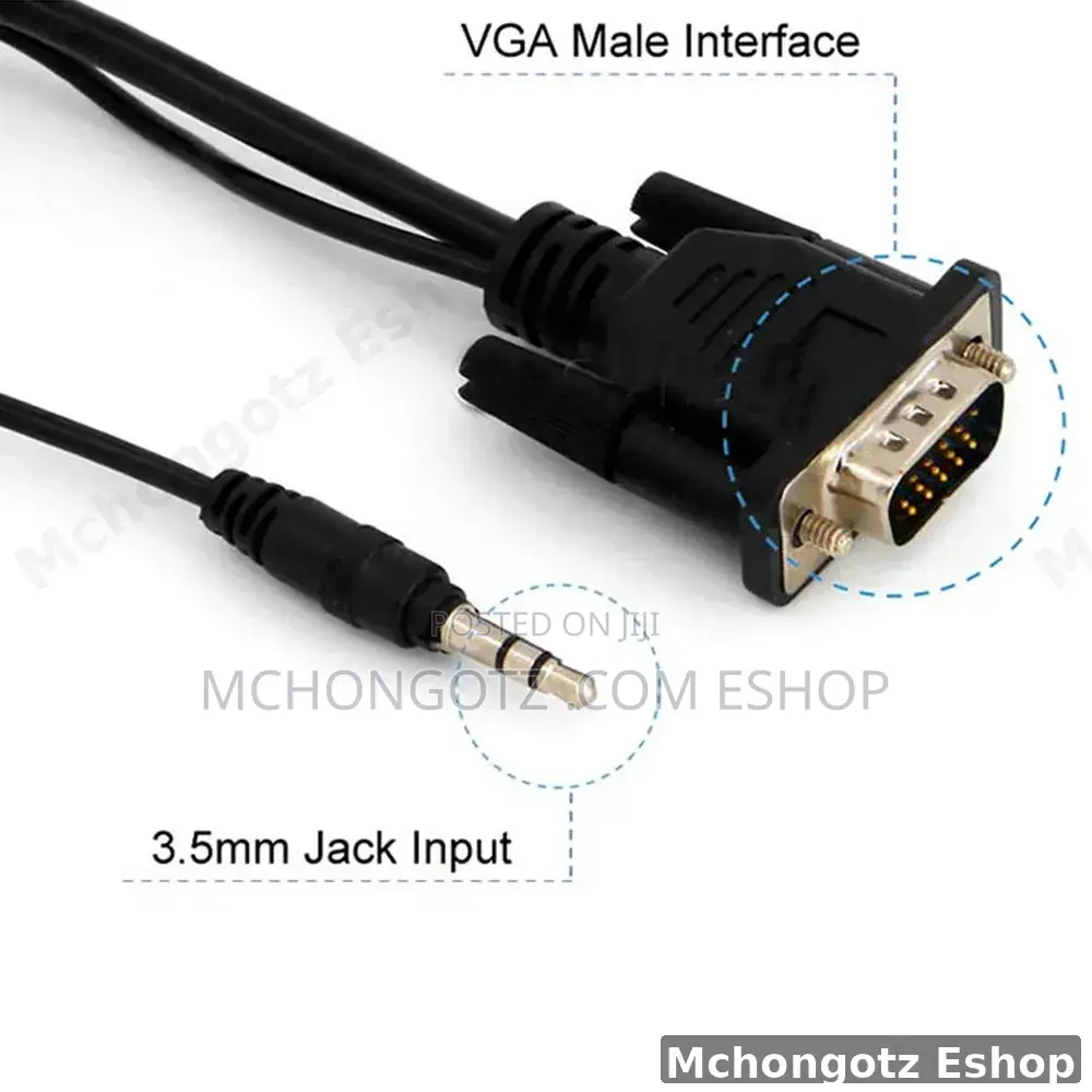 Vga To Hdmi Converter Adapter (1080p)
