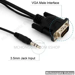 Vga To Hdmi Converter Adapter (1080p)