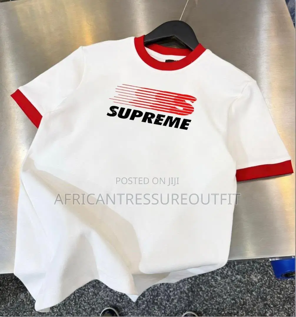 Diesel and Supreme Tshirts Contrast Logo and Neckline